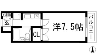 マシオン桜井の物件間取画像